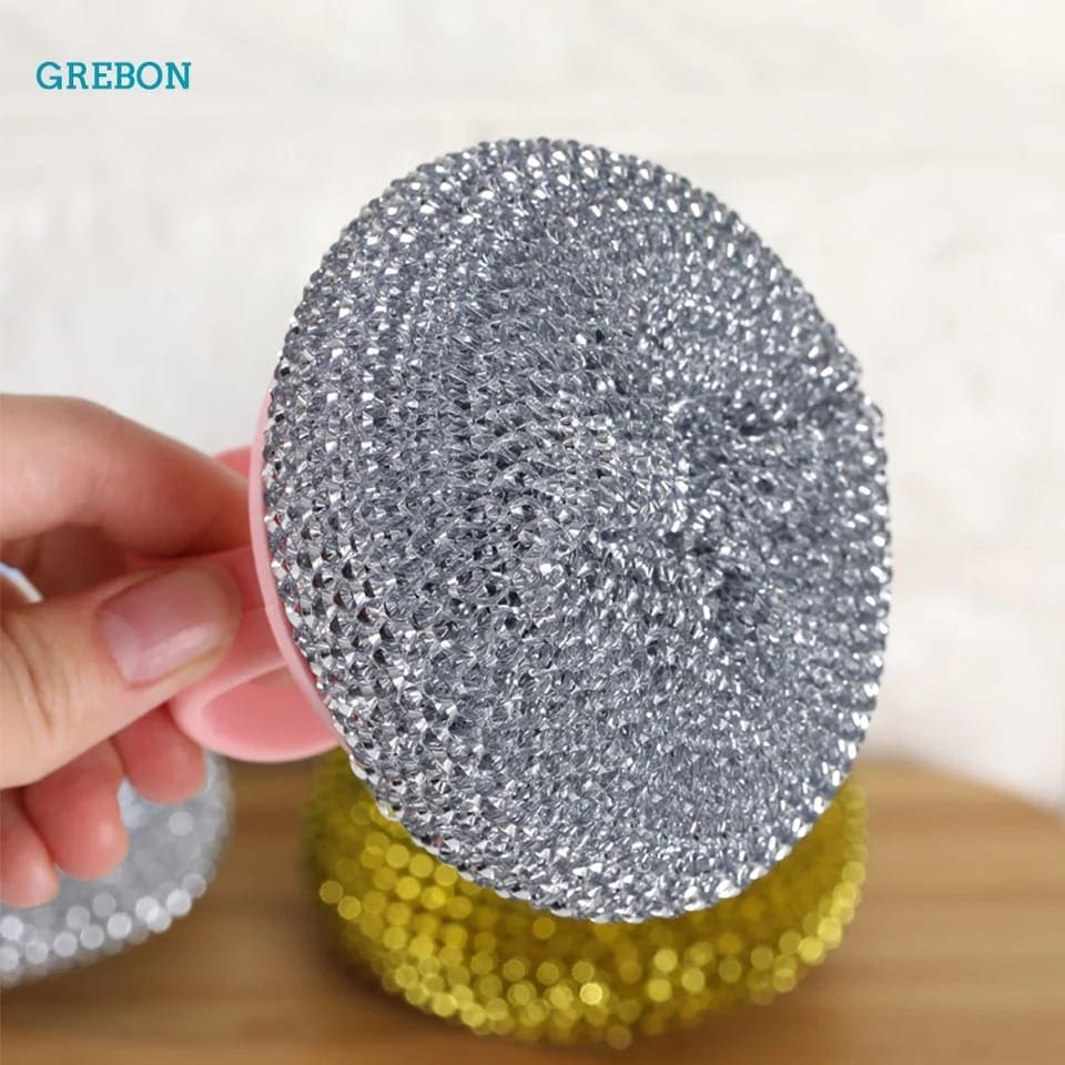 Kitchen Pot Cleaning Scrubbing Brush, Dish Bowl Washing Cleaner, Scourer For Cookware Cleaning, Pan Cleaning Scrubber Kitchen Pot Cleaning Scrubbing Brush, Dish Bowl Washing Cleaner, Scourer For Cookware Cleaning, Pan Cleaning Scrubber